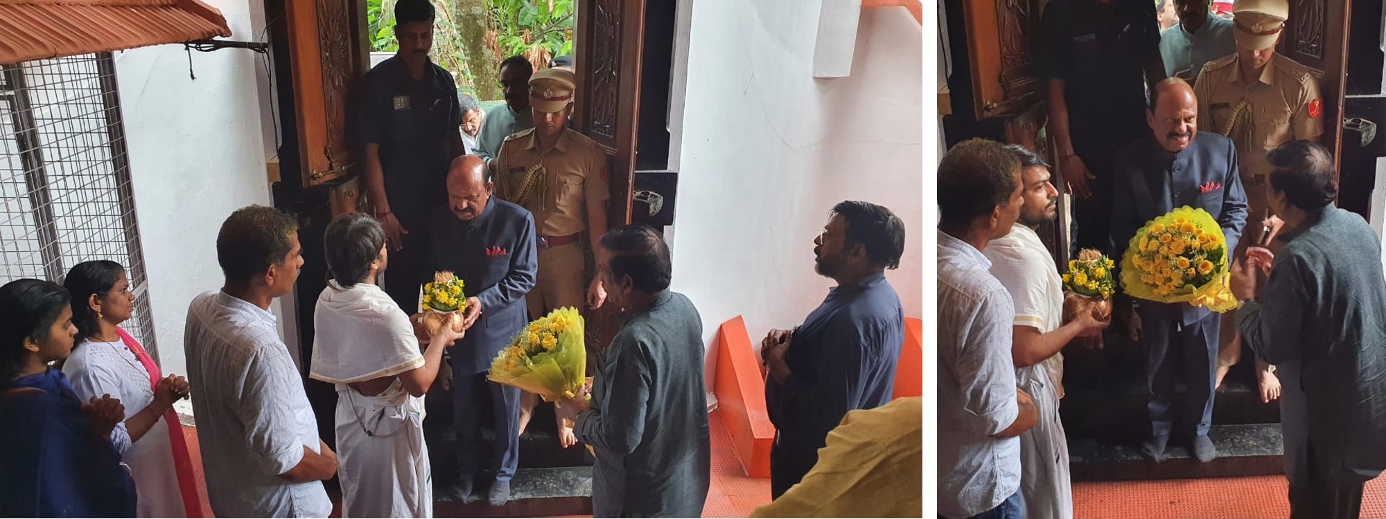 Governor Bose Visits Isalayam 
